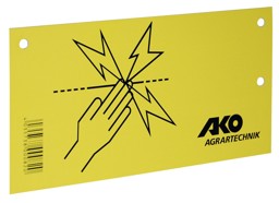 Zeige Details für Warnschild Elektrozaun Bild von Warnschild Elektrozaun