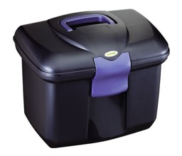 Zeige Details für Pferdeputzbox, Pferdeputzkasten, glänzend, dunkelblau Bild von Pferdeputzbox, Pferdeputzkasten, glänzend, dunkelblau