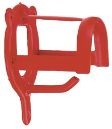 Zeige Details für Trensenhalter aus Metall, rot oder schwarz Bild von Trensenhalter aus Metall, rot oder schwarz