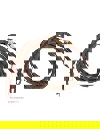 Zeige Details für Westernzügel, Nylonzügel rund mit Rohhaut, schwarz oder braun Bild von Westernzügel, Nylonzügel rund mit Rohhaut, schwarz oder braun