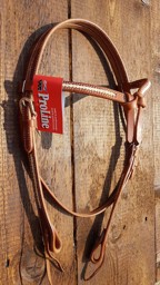 Zeige Details für Westerntrense mit eingeflochtener Rohhaut Bild von Westerntrense mit eingeflochtener Rohhaut