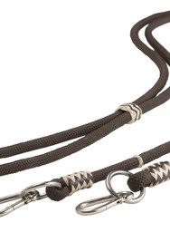 Zeige Details für Seilzügel für Reithalfter Seneca von Barefoot, geschlossen mit Rohhaut Bild von Seilzügel für Reithalfter Seneca von Barefoot, geschlossen mit Rohhaut