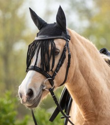 Zeige Details für Pferdefliegenohren mit Fransen, Pferdeohrenschutz Bild von Pferdefliegenohren mit Fransen, Pferdeohrenschutz