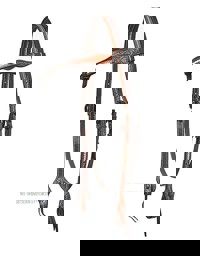 Zeige Details für Westerntrense mit Rohhaut, 3-farbig Bild von Westerntrense mit Rohhaut, 3-farbig