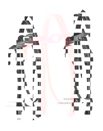 Zeige Details für Westerntrense mit Rohhautverzierung und Conchos, latigo Bild von Westerntrense mit Rohhautverzierung und Conchos, latigo