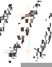 Zeige Details für Westerntrense zweifarbig mit türkisen Verflechtungen Bild von Westerntrense zweifarbig mit türkisen Verflechtungen