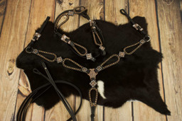 Zeige Details für Westernset: Trense, Zügel und Vorderzeug im Vintagelook Bild von Westernset: Trense, Zügel und Vorderzeug im Vintagelook