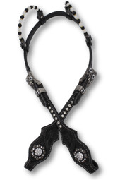 Zeige Details für Westerntrense, Zweiohrtrense mit Perlen und Conchos Bild von Westerntrense, Zweiohrtrense mit Perlen und Conchos