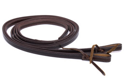 Zeige Details für Westernzügel Harnessleder günstig dunkelbraun mit Ziernaht Bild von Westernzügel Harnessleder günstig dunkelbraun mit Ziernaht