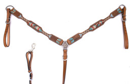 Zeige Details für Westernvorderzeug mit Federnlook Bild von Westernvorderzeug mit Federnlook
