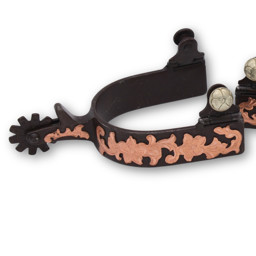 Zeige Details für Westernsporen brown steeled mit Kupferverzierungen Bild von Westernsporen brown steeled mit Kupferverzierungen