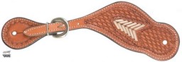 Zeige Details für Sporenriemen, Westernsporenriemen mit Rohhaut Bild von Sporenriemen, Westernsporenriemen mit Rohhaut
