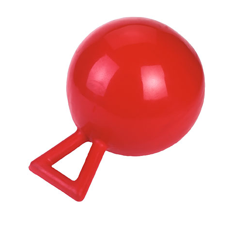 Bild von Spielball für Pferde, Pferdespielball rot oder blau