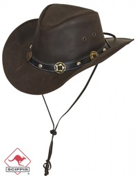 Zeige Details für Lederhut CONCHO von Scippis, Cowboyhut Bild von Lederhut CONCHO von Scippis, Cowboyhut