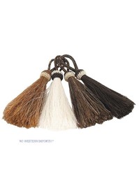 Zeige Details für Horsehair-Tassels, weiß oder schwarz Bild von Horsehair-Tassels, weiß oder schwarz
