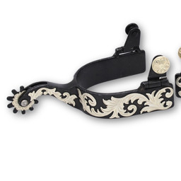 Zeige Details für Westernsporen black steeled mit Verzierungen Bild von Westernsporen black steeled mit Verzierungen