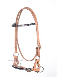 Zeige Details für Sidepull mit Perlen im Indian-Style, natur Bild von Sidepull mit Perlen im Indian-Style, natur
