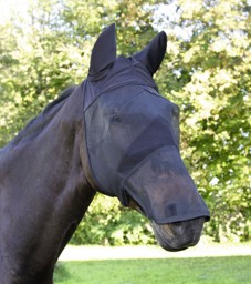 Bild von Pferde-Fliegenmaske mit Ohren- und Nüsternschutz