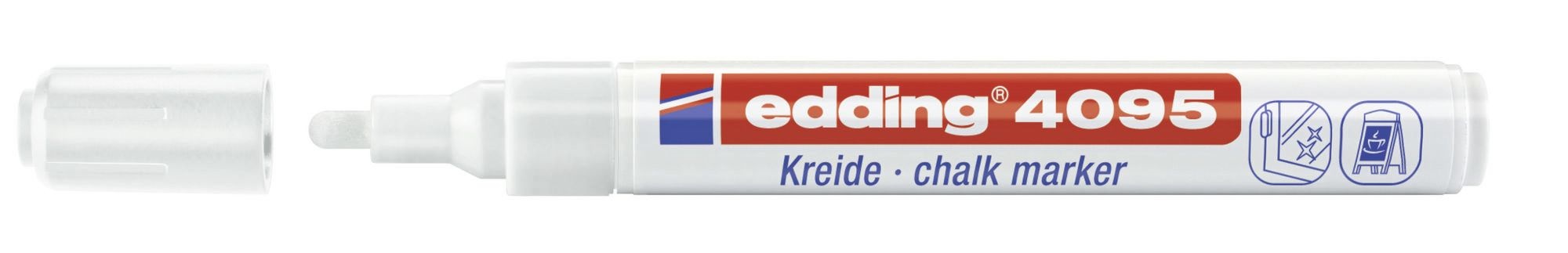 Bild von Kreidestift für Pferdestalltafeln, weiß Edding 4095