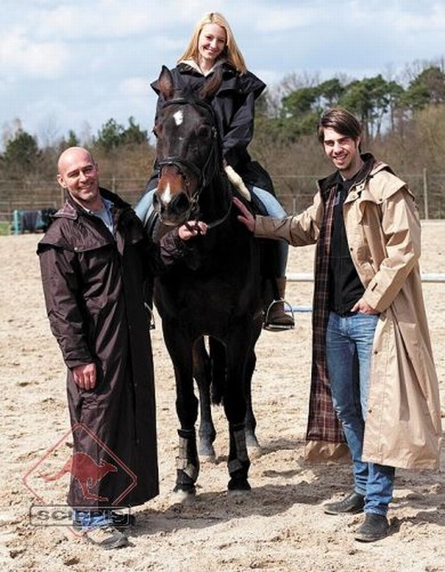 Bild von Regenmantel STOCKMAN, Regenreitmantel mit Kapuze