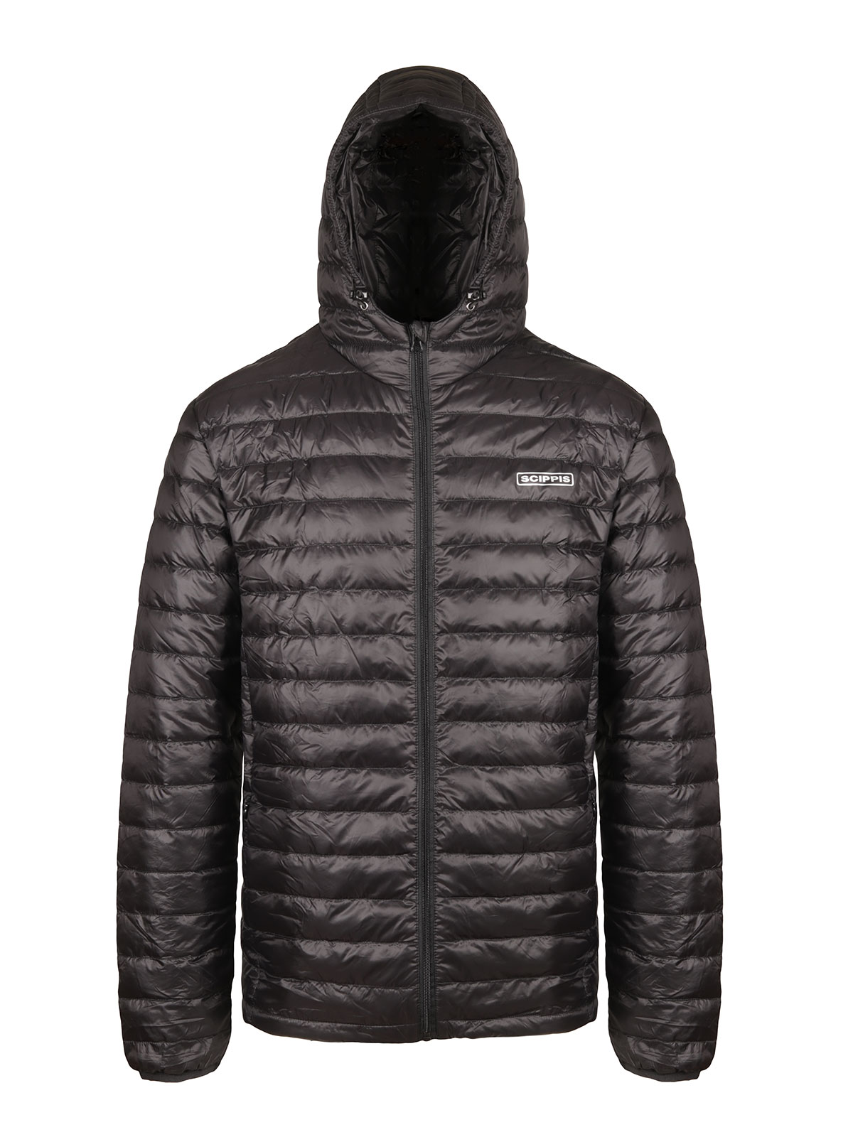 Bild von Leichte Übergangsjacke Frost Force mit Kapuze, schwarz