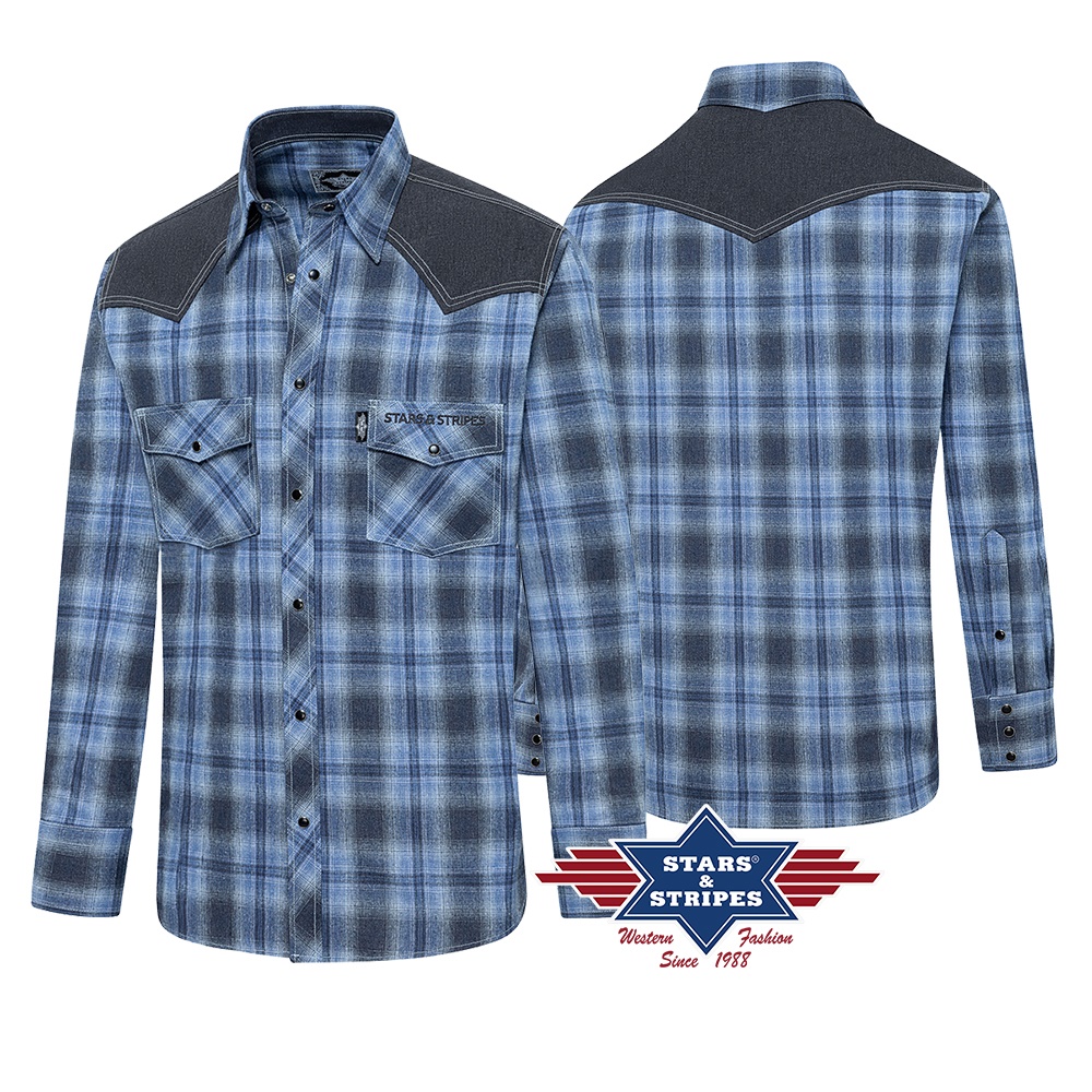 Bild von Westernhemd Hank Blue für Herren von Stars & Stripes