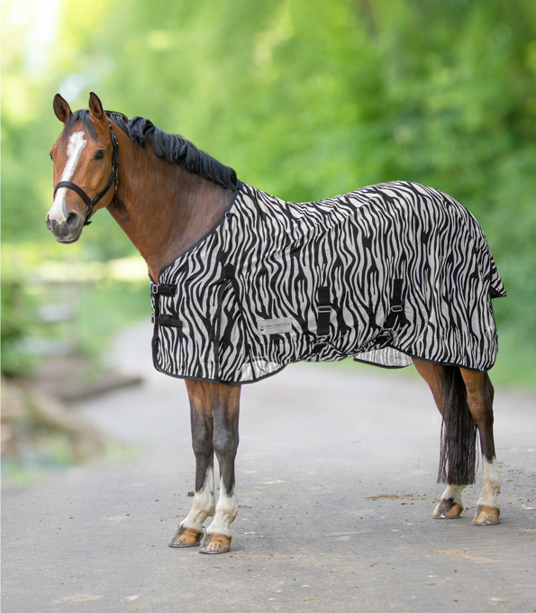 Bild von Pferdefliegendecke Zebra, 95 cm Rückenlänge
