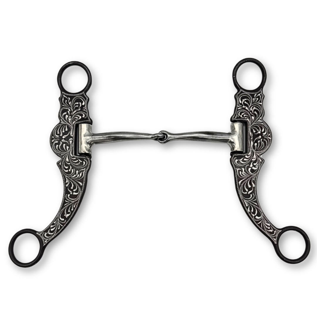 Bild von Westerngebiss Snaffle Bit with Shanks