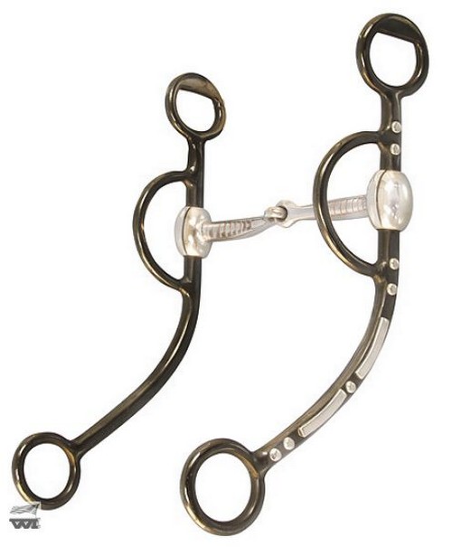 Bild von Snaffle Bit with Shanks - anatomisch geformtes Mundstück