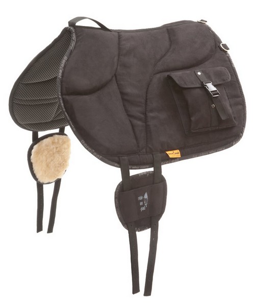 Bild von Bareback-Pad, Ride-On-Pad, Sattelkissen, Reitkissen mit Taschen