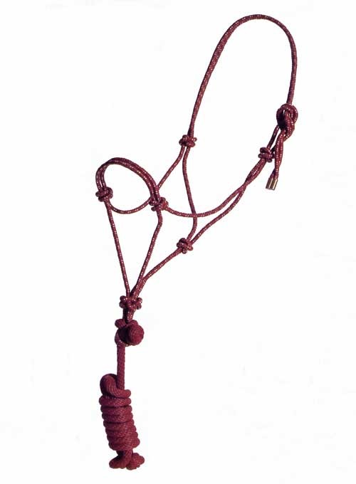 Bild von Rope-Halfter-Set, Knotenhalfter mit Strick, Bodenarbeitshalfter