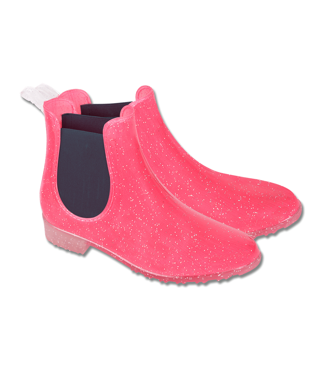 Bild von Jodhpurstiefelette Sparkle, Gummireitschuhe pink, blau Glitzer
