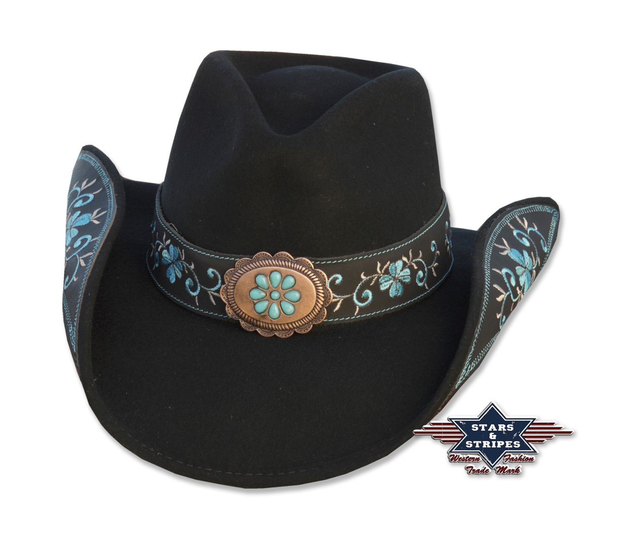 Bild von Westernfilzhut Damen, Cowboyhut SALLY