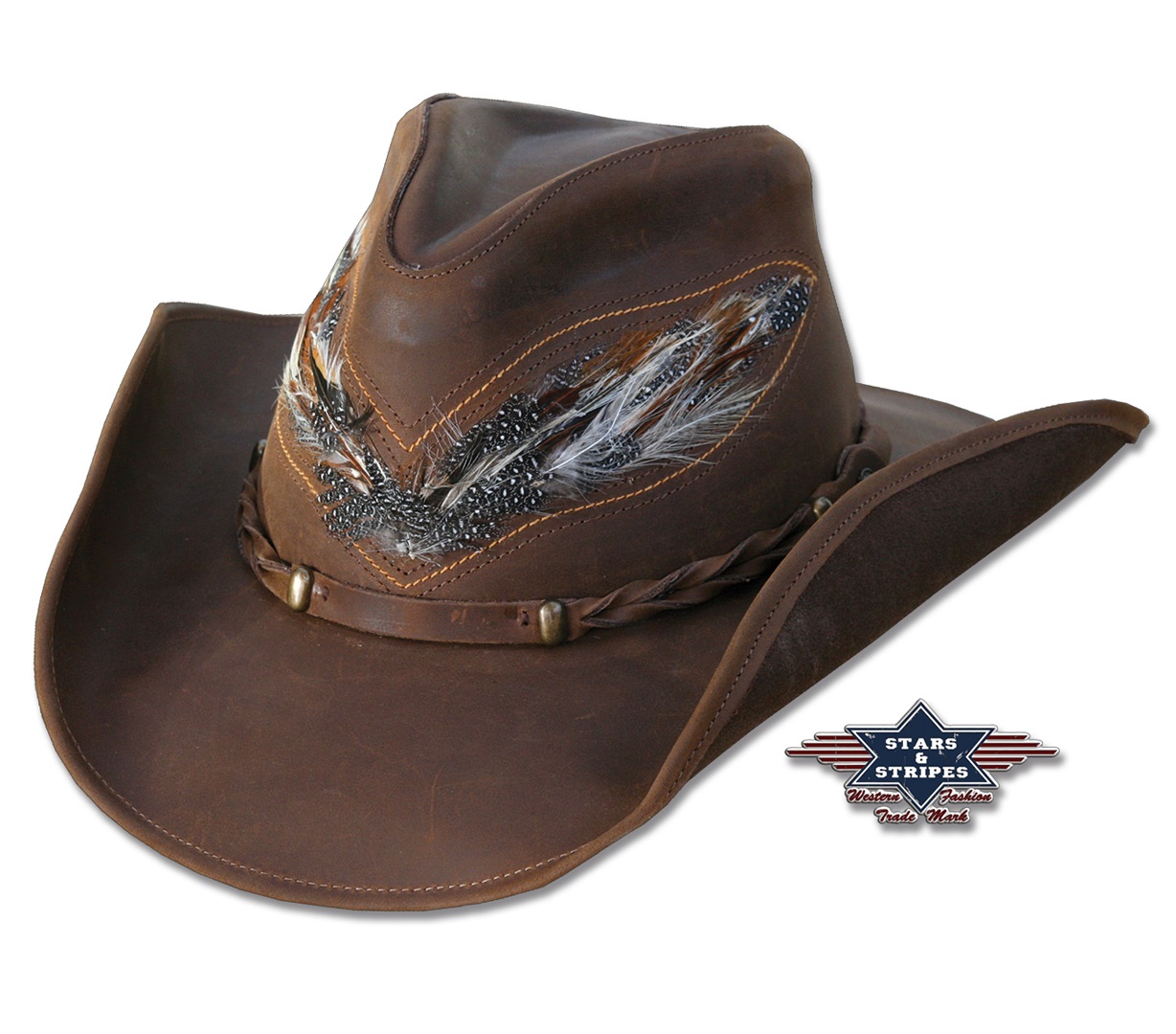 Bild von Westernlederhut, Cowboyhut OUTBACK