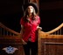 Bild von Westernbluse ELLA, Westernhemd für Damen, schwarz/rot