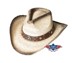Bild von Westernstrohhut, Cowboyhut Santiago, formbar