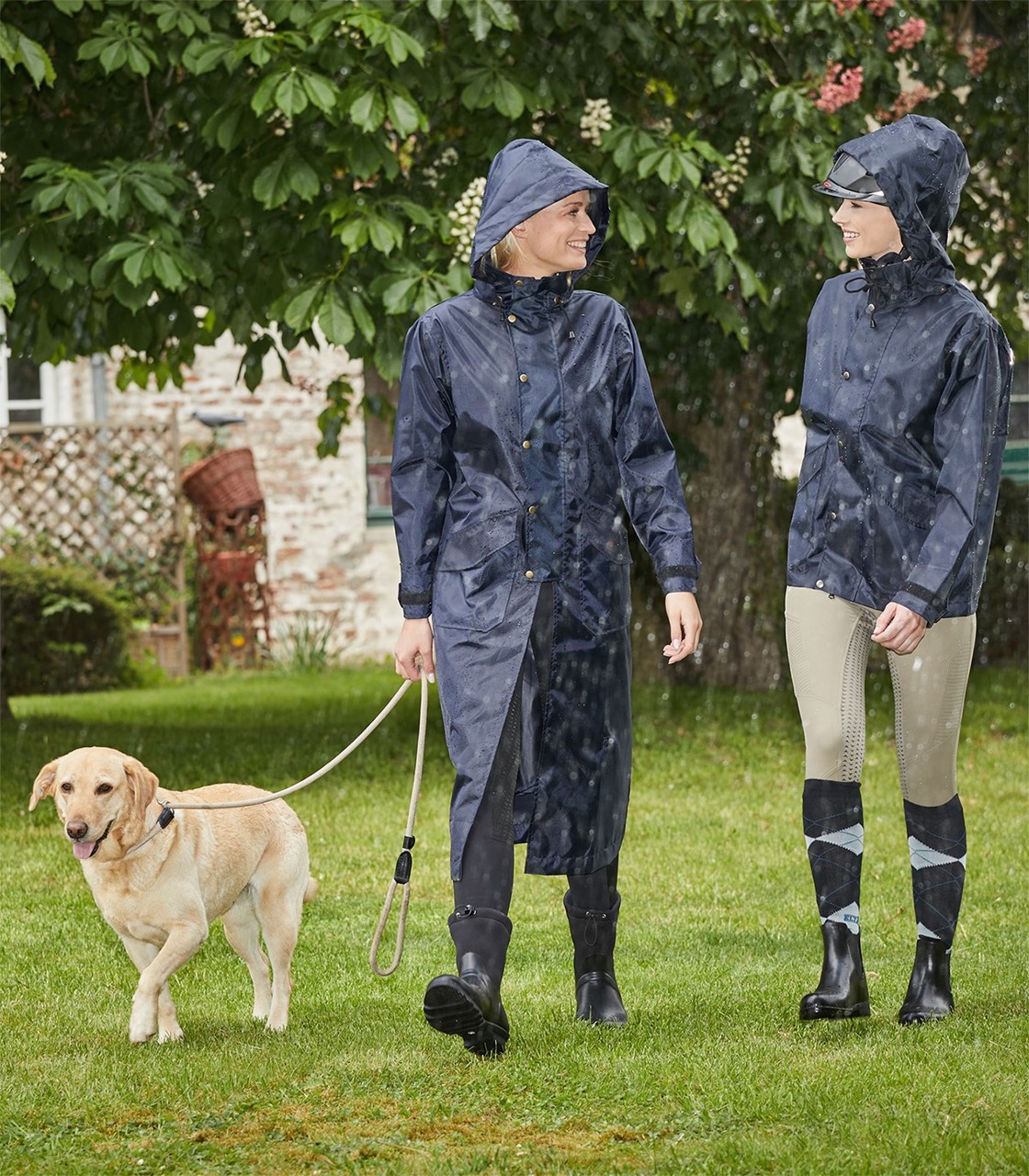 Bild von Regenjacke Calais, Reitregenjacke günstig mit Kapuze, günstig