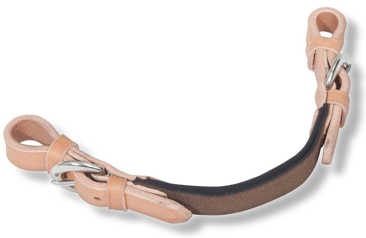 Amesbichler Western Kinnriemen Aus Leder - Verstellbar Für Westerntrense